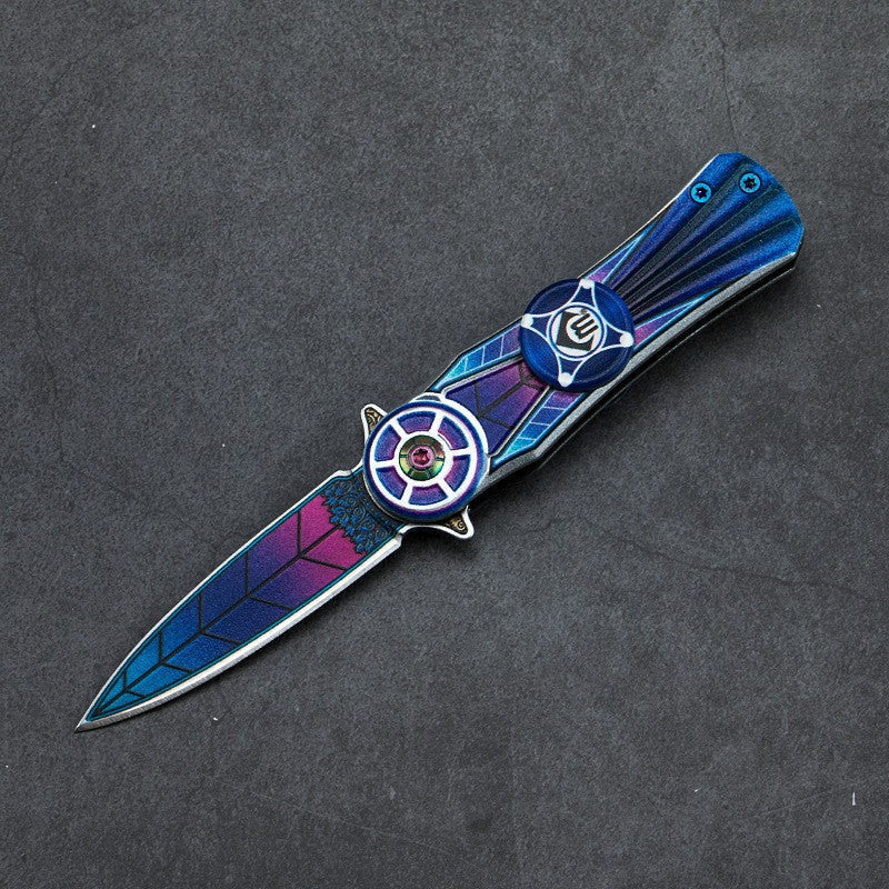 Finger-spinner-kniv