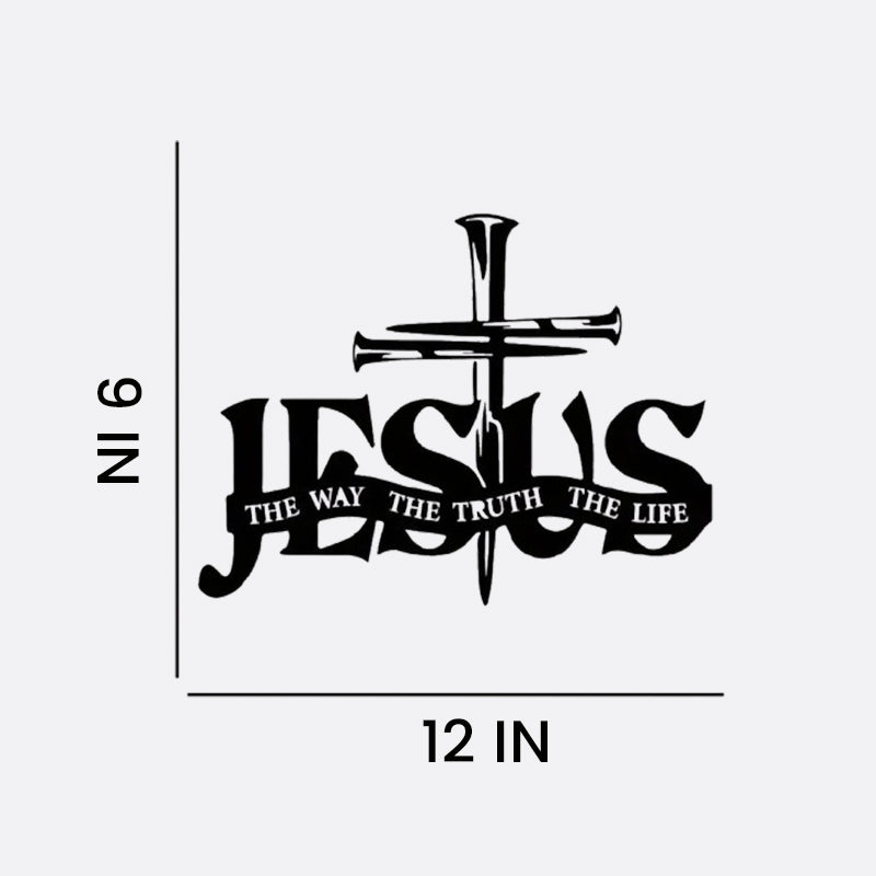 🎁 Dernier jour : 49 % de réduction ! 🔥 Décoration murale Jésus & Croix