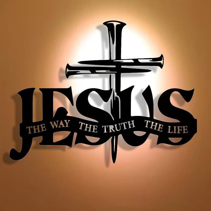 🎁 Dernier jour : 49 % de réduction ! 🔥 Décoration murale Jésus & Croix