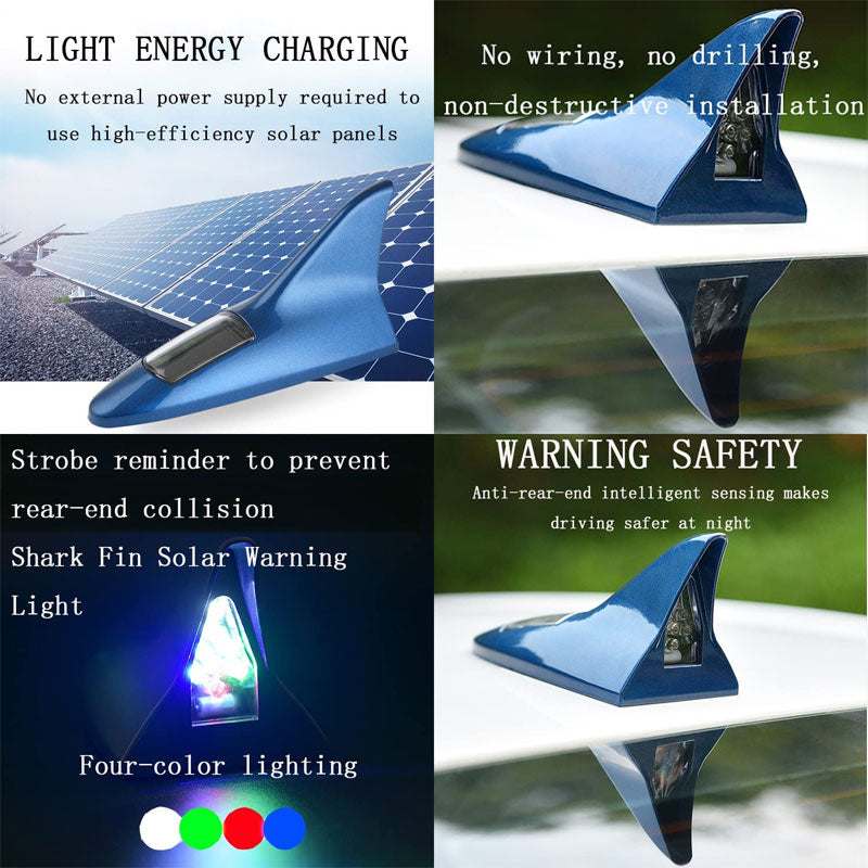 Solar hajfinne blinkende lys