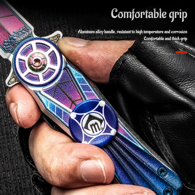 Finger-spinner-kniv