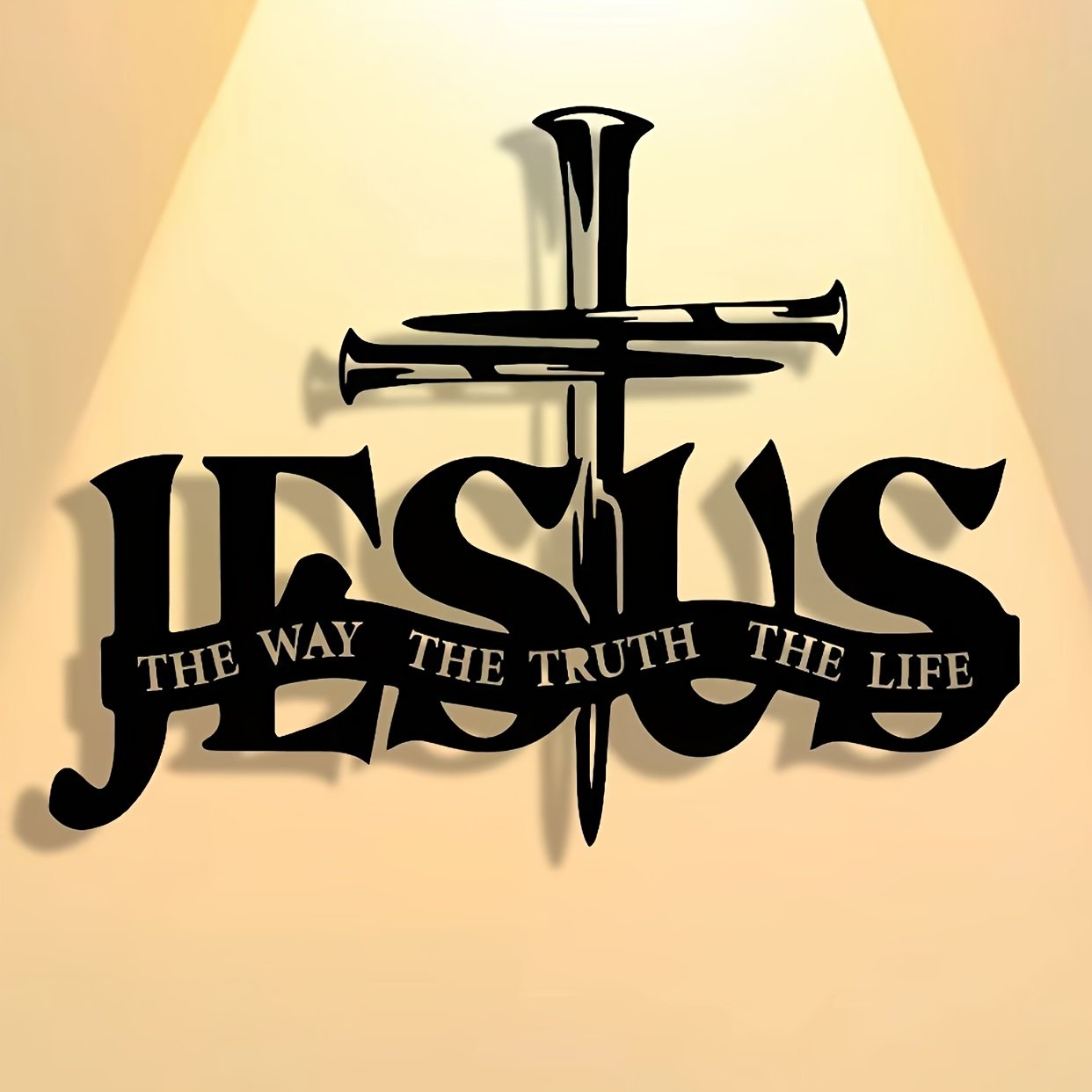 🎁 Dernier jour : 49 % de réduction ! 🔥 Décoration murale Jésus & Croix