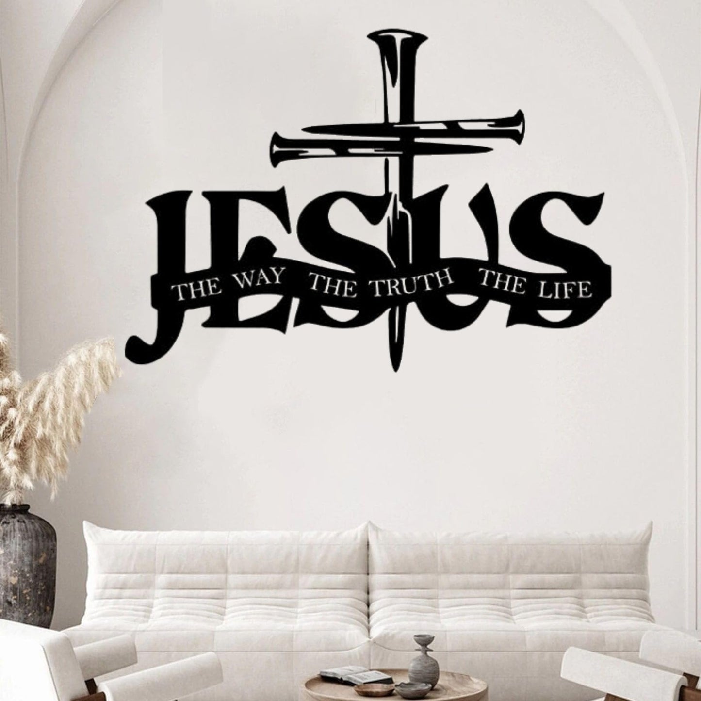 🎁 Dernier jour : 49 % de réduction ! 🔥 Décoration murale Jésus & Croix