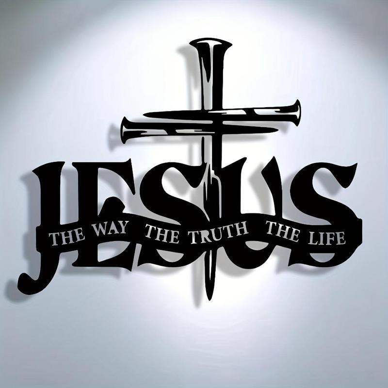 🎁 Dernier jour : 49 % de réduction ! 🔥 Décoration murale Jésus & Croix