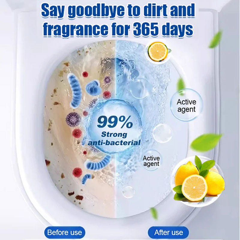 🔥Køb 1 og få 1 gratis- 🍋Rengøringstabletter med citronduft til toilettet