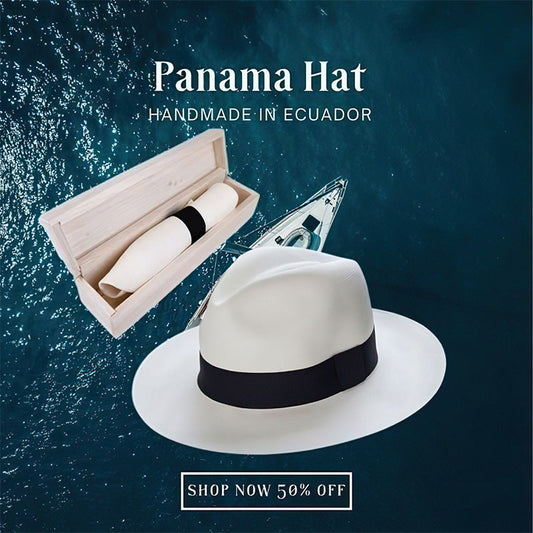 🌿Klassisk panamahat - håndlavet i Ecuador