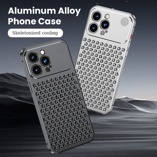 Snap-On varmeafledende aluminiumslegeret telefonhylster
