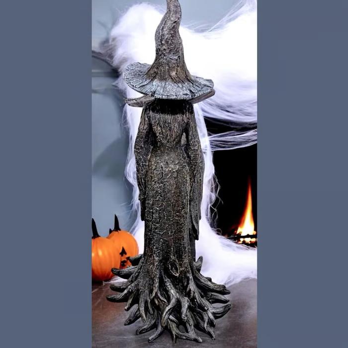 🔥Sidste dag 49% rabat - 🧙‍♀️💫Håndmalet fortryllende heksestatue: Dit hjems vogter